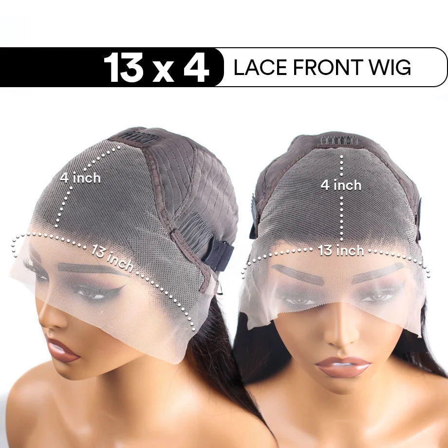 30 36 Inch 13x4 Pink Lace Front Wig Human Hair Body Wave 13x6 Hd Lace Frontal Wigs for Women Light Pink Colored Wigs Pre Plucked