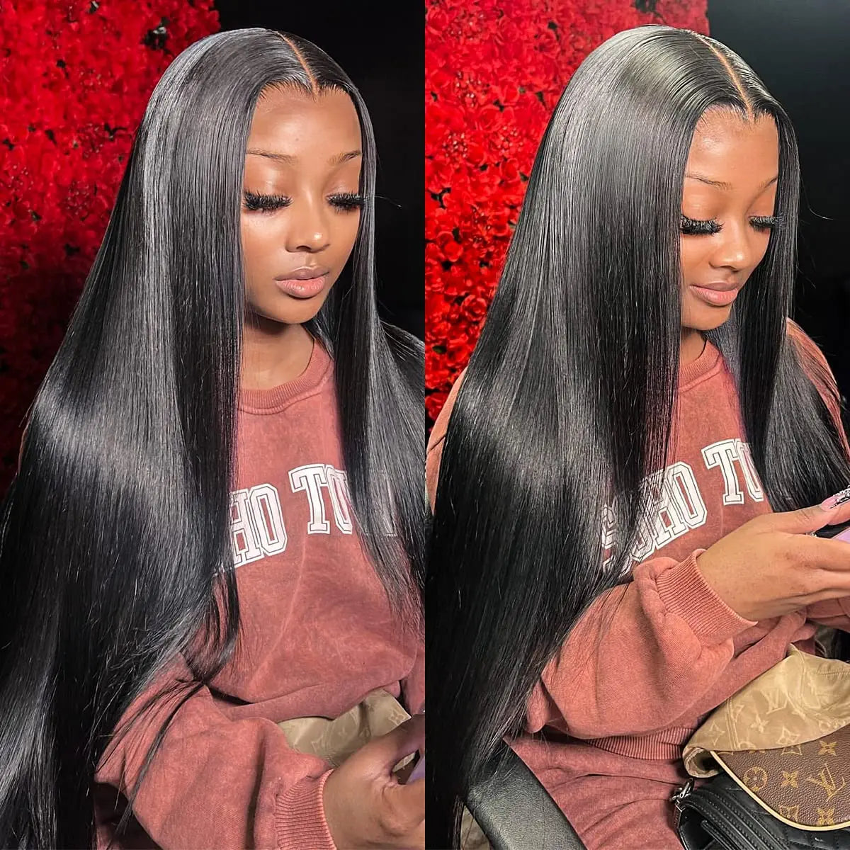 30 40 Inch 13x4 13x6 Straight Lace Frontal Wigs 360 Front Human Hair 4x4 5X5 Closure Wig Pre Plucked For Women 250 Density