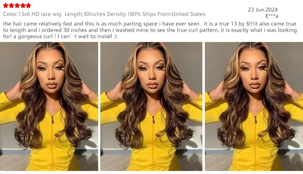 180 200 Density 100% Human Hair Body Wave Wigs P4/27 Highlight Colored 13x4 13x6 HD TranspatentLace Frontal 18-46 Inch Remy Hair