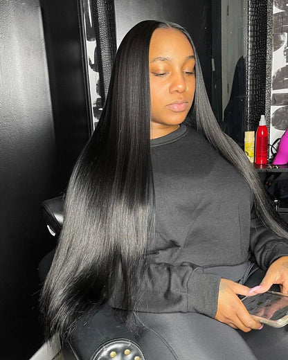 30 40 Inch 13x4 13x6 Straight Lace Frontal Wigs 360 Front Human Hair 4x4 5X5 Closure Wig Pre Plucked For Women 250 Density